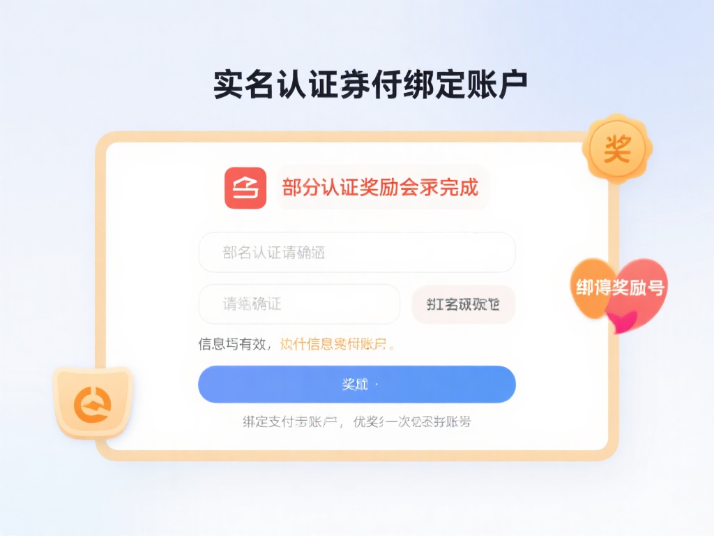 揭秘bb贝博狼堡平台注册后奖励领取攻略 实名认证并绑定账户: 部分奖励会要求完成实名认证,