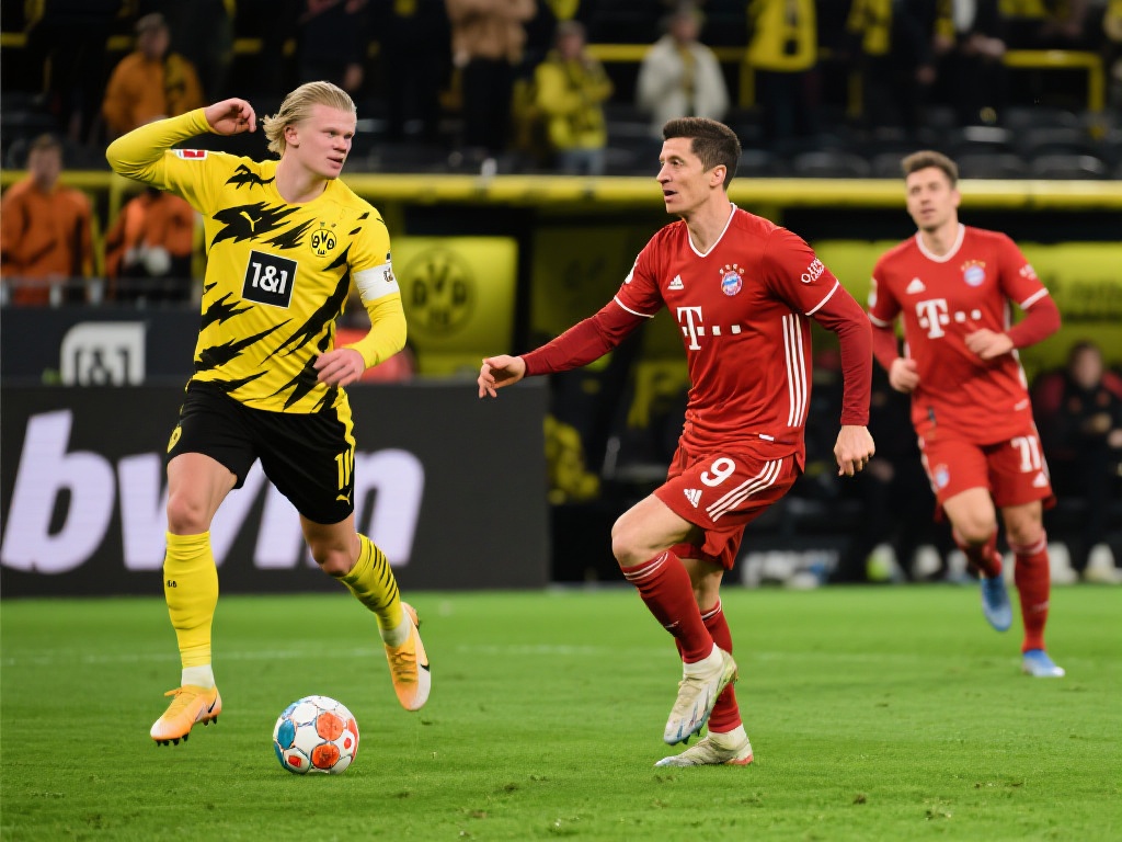 以2021年德甲比赛为例，双方上演了一场经典对决。